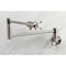 Kingston Brass KS4108BEX Wall Mount Pot Filler, Brushed Nickel KS4108BEX - alternate 2